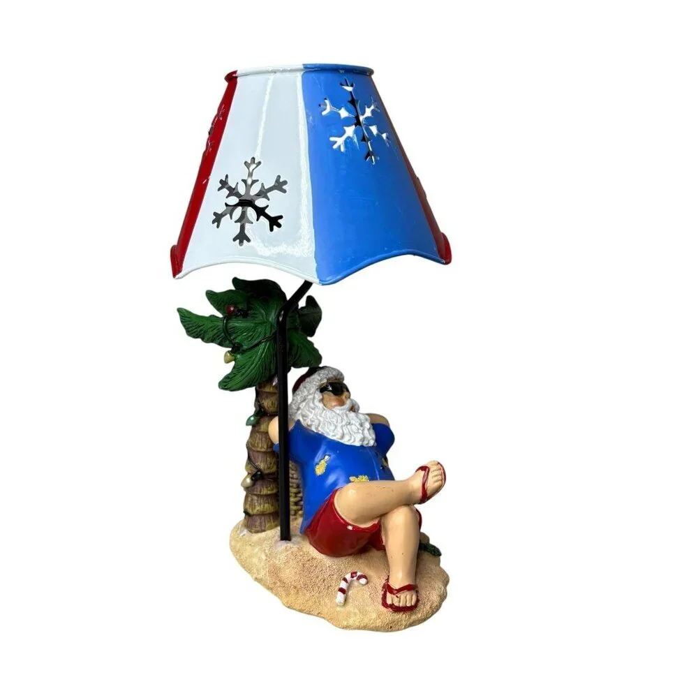 Yankee Candle Santa on the Beach Tea Light Holder - Retired